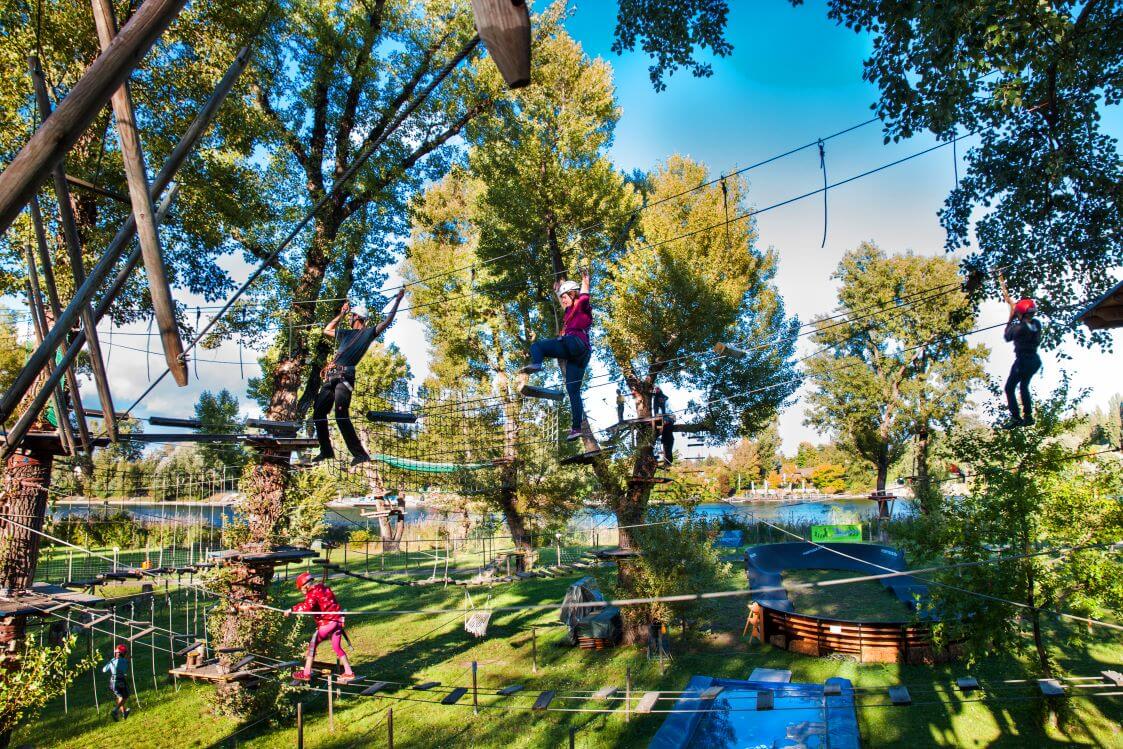 Gänsehäufelbad Hochseilklettergarten